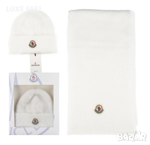 Шал+Шапка ⚜️ MONCLER , снимка 4 - Шапки - 53091403