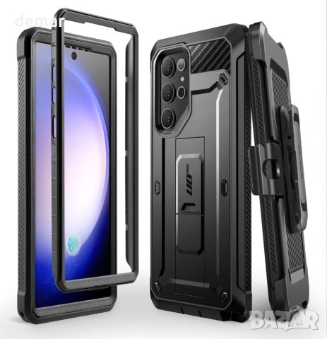 Калъф SUPCASE Съвместим със Samsung Galaxy S24 Ultra 5G (2024), черен