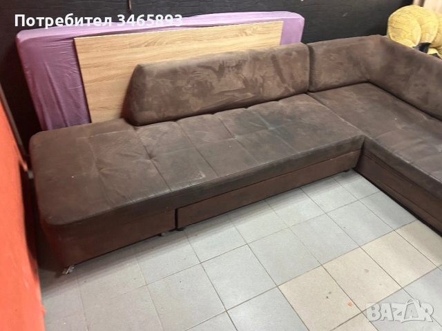 Продавам ъглов диван , снимка 2 - Дивани и мека мебел - 53974327