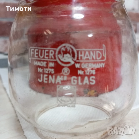 стар газов фенер Feuerhand „Sturmkappe“ Nr. 1276 , снимка 2 - Антикварни и старинни предмети - 52925964