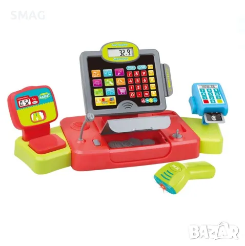 Детска играчка Каса (касов апарат) със звук и светлини - 23 бр. S_1187384, снимка 2 - Други - 48327093