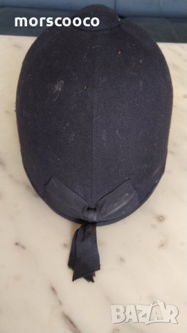 Стара английска жокейска шапка, снимка 3 - Спортна екипировка - 31645940
