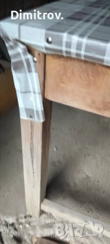 Дървени маси 2 броя трапезна и холна., снимка 4 - Маси - 53012298
