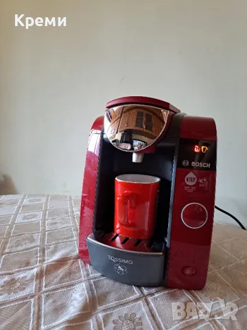 Еспресо кафе машина, BOSCH, с капсули. , снимка 8 - Кафемашини - 47639667