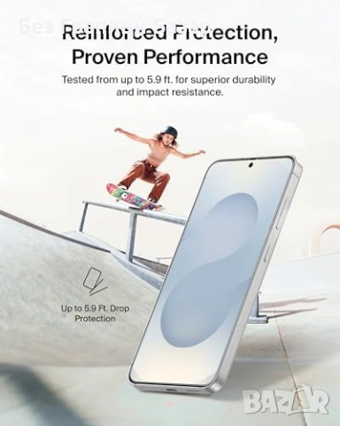 Нов Ултратънък протектор за Samsung Galaxy S26+ Belkin 0.22 мм против отблясъци, снимка 5 - Стъкла за телефони - 54103929