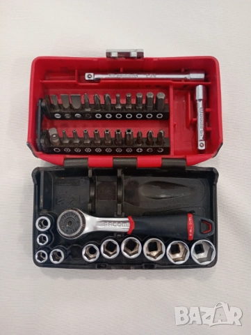 Facom клещи секачи,раздвижен ключ,малко гедоре, снимка 2 - Други инструменти - 52964969