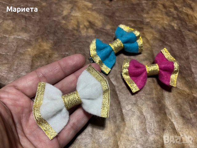 Коледни фиби Аксесоари за коса ръчна изработка фиба с елен, снимка 6 - Аксесоари за коса - 52797371