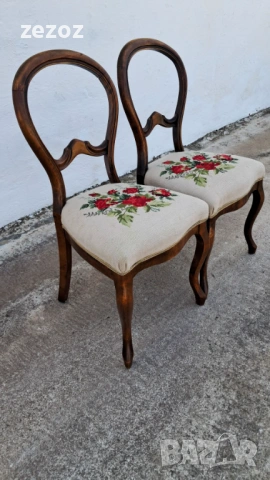 Столове ретро 2бр.№066, снимка 2 - Столове - 54262598