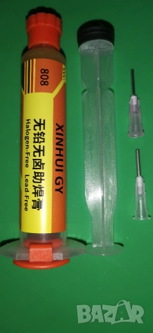 Паста флюс с висока активност 10cc XH-ZG-808 - Китай, снимка 4 - Друга електроника - 54146002