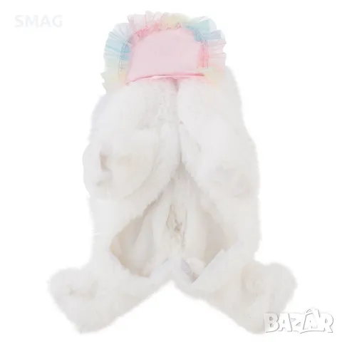 Механично куче бяло с движение на каишка и аксесоари S_1240104, снимка 6 - Плюшени играчки - 48334331