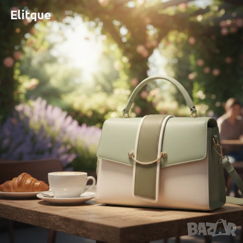 Елегантна дамска чанта в 7 цвята - компактна и стилна за всеки повод, снимка 9 - Чанти - 53269672