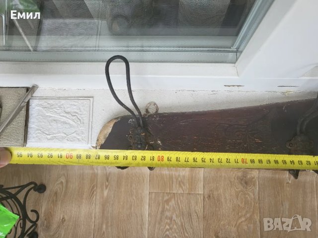 Антикварна закачалка с огледало Царство България , снимка 6 - Колекции - 50054157