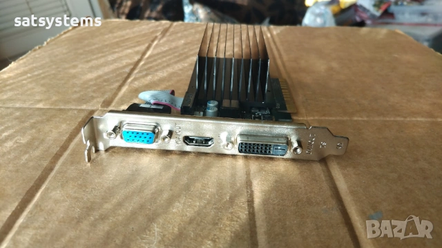 Видео карта NVidia GeForce Palit GT710 HDMI 2048MB GDDR3 64bit PCI-E, снимка 2 - Видеокарти - 54017688