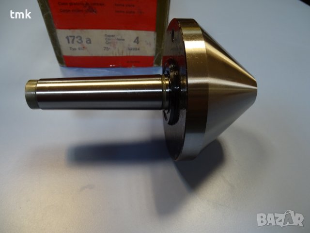 Въртящ център за струг скосен 75° ROHM Centring taper revolv 173a MK4, снимка 6 - Резервни части за машини - 40140348
