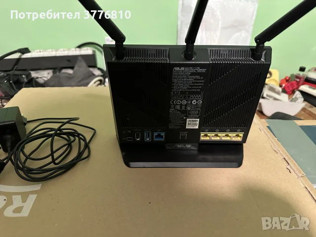 Asus RT-AC68U Wireless AC1900 Dual Band Gigabit Gaming Router, снимка 3 - Рутери - 56270468