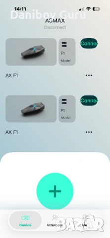 ASMAX F1 за мотор Bluetooth слушалки с интелигентно гласово управление, интерком 2бр, снимка 11 - Друга електроника - 53231542