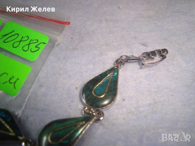 МОДНА СРЕБРИСТА със СЕДЕФЕН ЕФЕКТ УКРАСА НЕЖНА АРТ ГРИВНА 10885, снимка 3 - Гривни - 37065704