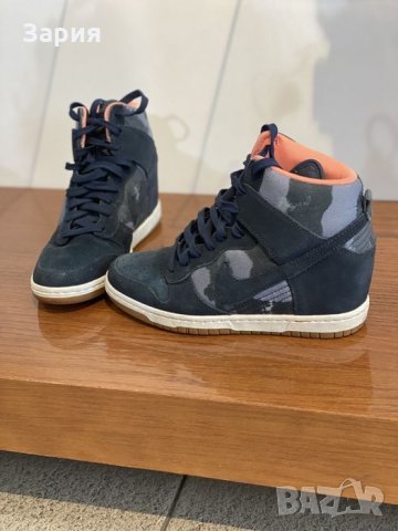 NIKE кецове с платформа №38, снимка 3 - Дамски боти - 35523040