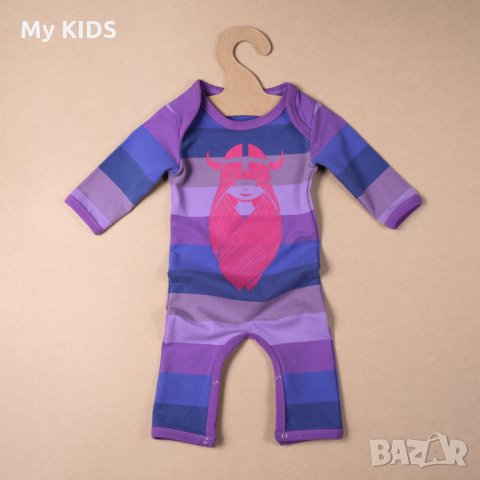 бебешка пижама Danefae с викинг 56 0-3 62 3-6 68 6-9 74 9-12 80 12-18 гащеризон