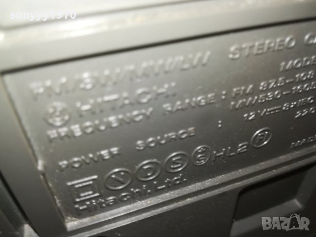 HITACHI 0109231128LK, снимка 15 - Радиокасетофони, транзистори - 42042788