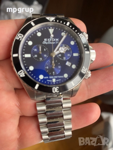 Продавам EDOX SKY DIVER 70'S CHRONOGRAPH 44MM MEN'S WATCH