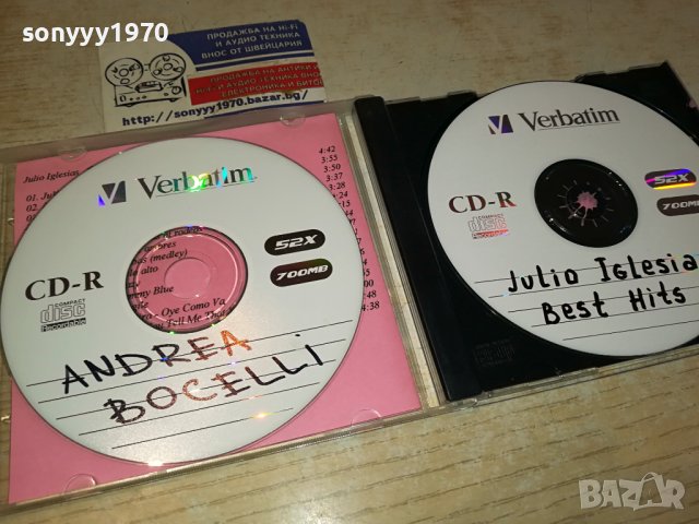 JULIO IGLESIAS & ANDREA BOCHELLI CD X2 0111231637, снимка 2 - CD дискове - 42811377