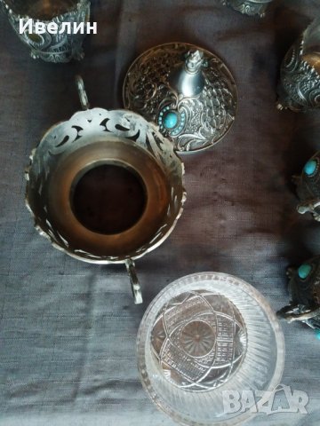 захарница с  шест чаши , снимка 11 - Сервизи - 30556360