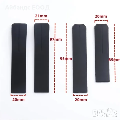 Силиконови каишки за часовник Tissot T-touch, снимка 11 - Каишки за часовници - 49417482