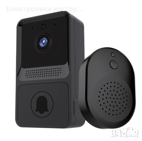 Безжичен звънец с камера Aiwit, 1080p, FullHD, Wi-Fi, Сензор за движение, Черен, снимка 10 - HD камери - 40208686