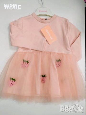 Намален! Нов детски комплект от рокля и дънково яке, снимка 2 - Детски рокли и поли - 34469260