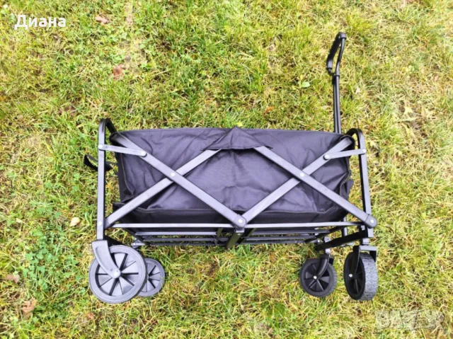 Многофункционална сгъваема количка 2 в 1 с масичка за къмпинг и пикник TV136, снимка 1