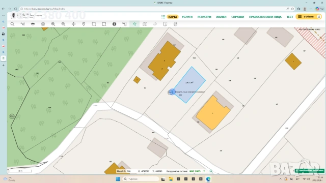 парцел Сълзица, 484м2,БЕЗ ДЕНИВЕЛАЦИЯ ,само по асфалт на 1200 м. от бул "Трети март", снимка 2 - Парцели - 53910840