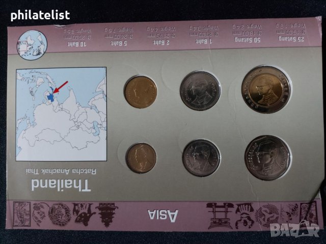 Тайланд - Комплектен сет от 6 монети, снимка 2 - Нумизматика и бонистика - 44422472