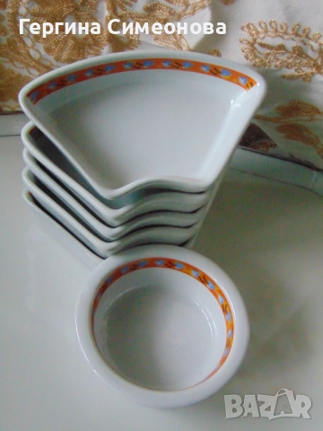 Комплект за сервиране, снимка 6 - Чинии - 52553205