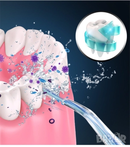 Безшумен зъбен душ с 3 степени на действие и мощна батерия, снимка 14 - Други - 52086190