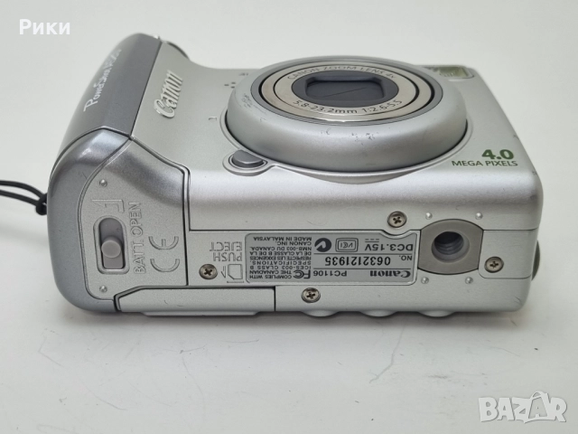CANON PowerShot A 520 4MP Digital Camera 4xOptical Zoom , снимка 10 - Фотоапарати - 52742136