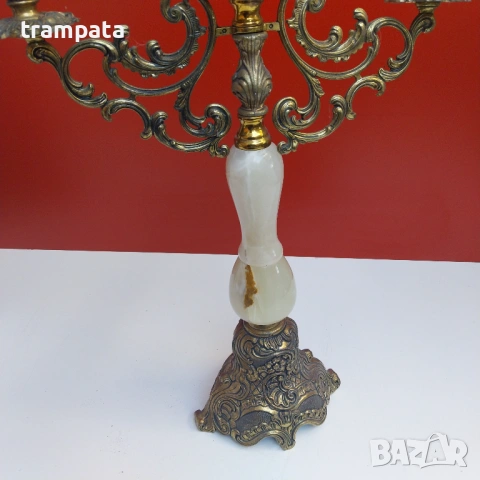 НАЙ ДОБРАТА ОФЕРТА Бароков свещник , снимка 5 - Антикварни и старинни предмети - 53181739