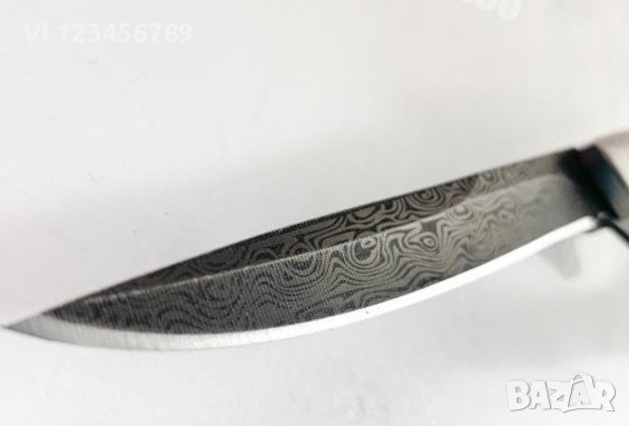 Сгъваем нож  M390 - 78х194 (4) - острие"дамаск", снимка 4 - Ножове - 39813734