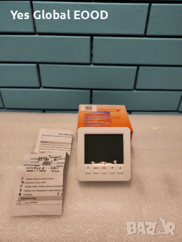 Електронен термостат, 5A Програмен термостат с LCD дисплей