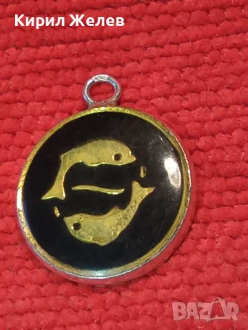 ЗОДИЯ РИБИ АСТРОЛОГИЧЕН СРЕБЪРЕН МЕДАЛЬОН СРЕБРО 900 с ЕМАЙЛ и ЛАК АРТ ПЕНДАНТ 49420, снимка 10 - Колиета, медальони, синджири - 49551522