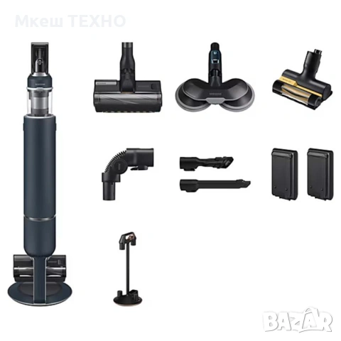 Безжична Прахосмукачка SAMSUNG Bespoke Jet Plus VS20B95973B/GE, 210W All in One Clean Station Тъмнос