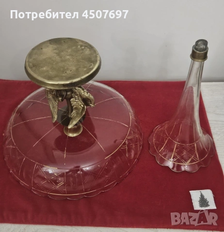 Christofle Бронзов ваза - център за маса., снимка 3 - Антикварни и старинни предмети - 53090038