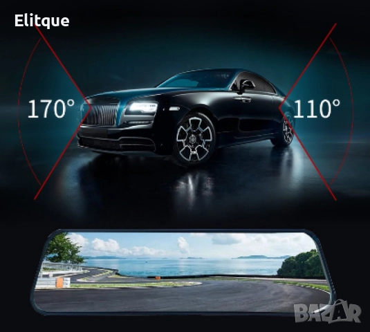 Видеорегистратор в огледало за обратно виждане за автомобил - Интелигентно решение за безопасност и , снимка 3 - Друга електроника - 52853894