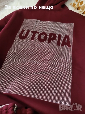 Дамски Ватиран Суитчър Код BS-92, снимка 4 - Суичъри - 52025031