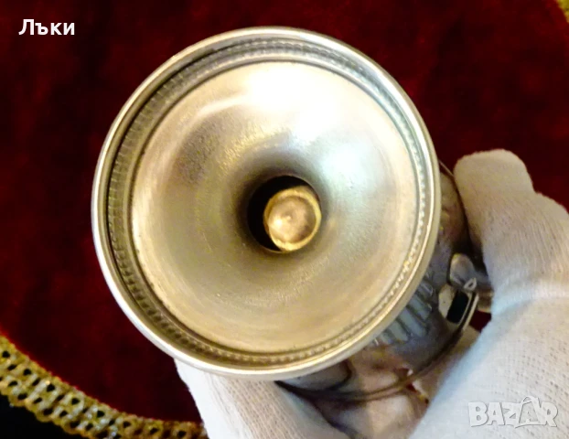 Посребрена кана за ракия,вино,стил Ампир. , снимка 8 - Антикварни и старинни предмети - 50676549