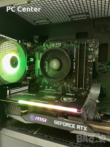 Геймърски компютър AMD Ryzen 5 5500, RTX 3060 12GB, 16GB ram, снимка 3 - Геймърски - 52684482