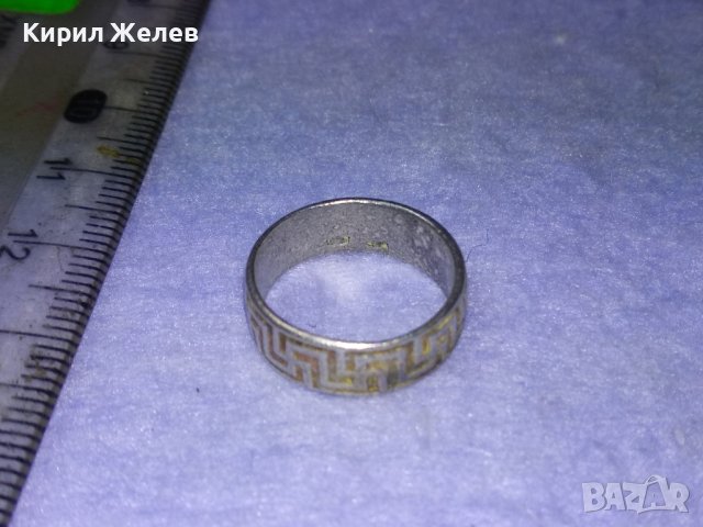 СТАР СРЕБЪРЕН ПРЪСТЕН с ГЕРМАНСКИ РУНИ СВАСТИКА и2 ПЕЧАТА За ВИСОКА ПРОБА СРЕБРО и На МАЙСТОРА 40538, снимка 9 - Антикварни и старинни предмети - 42762946