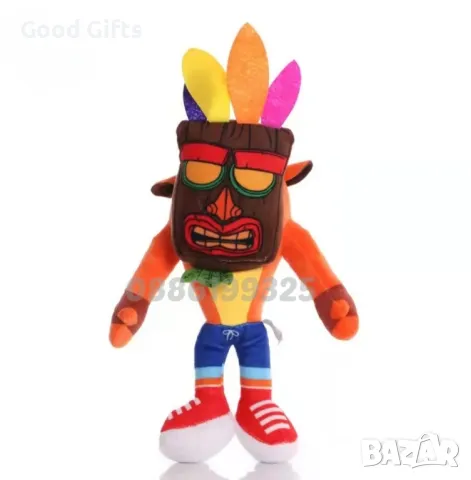 Плюшена играчка Mr. Crash Bandicoot Бандикут плюшени играчки , снимка 2 - Плюшени играчки - 47427764