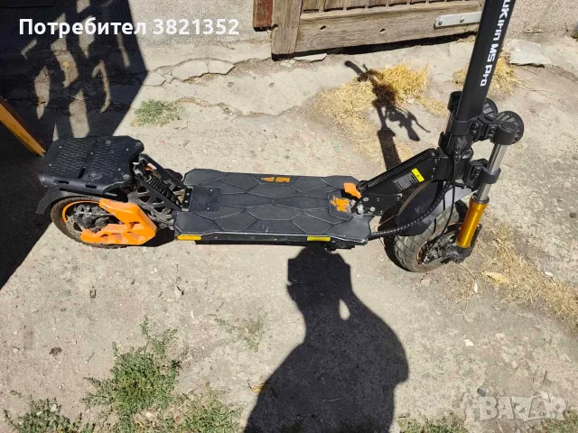 Електрическа тротинетка Kugoo Kukirin M5 pro, снимка 2 - Скейтборд, ховърборд, уейвборд - 55722878