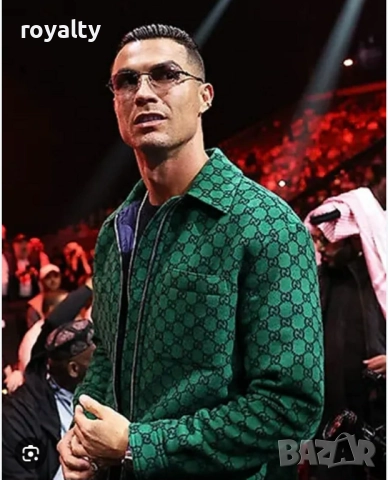 Gucci Зелено Мъжко Палто, снимка 2 - Якета - 52813199